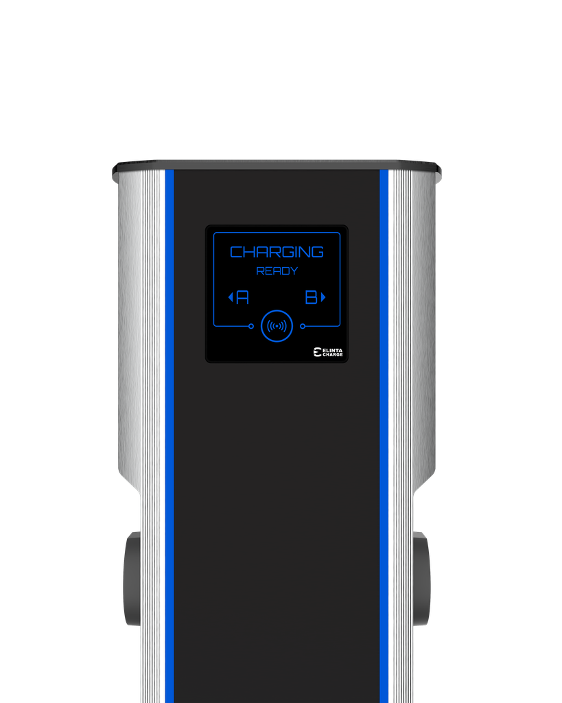 ELINTA CITYCHARGE V2 2X22KW SOCKET CREDIT CARD PAYMENT Project Zero